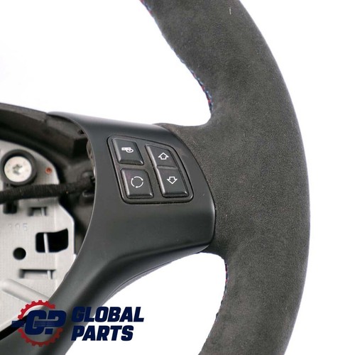BMW E87 E90 E91 E92 NUEVO cuero negro/Alcantara M-Sport volante grueso - Imagen 5 de 12