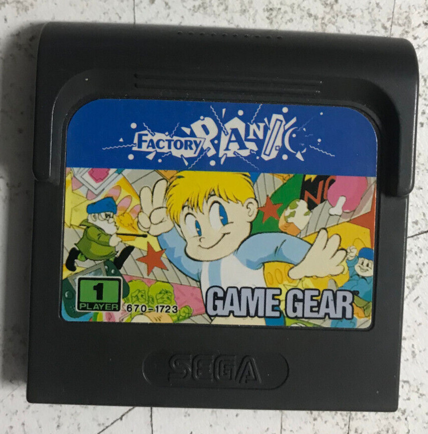 Factory Panic Sega Game Gear