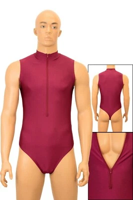Herren Stringbody FRV ohne Ärmel fitness Body glänzend stretch shiny glänzend - Bild 1 von 2