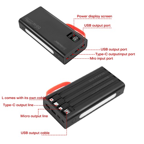 20000mAh Power Bank Fast charger Pack External Battery For Mobile Phone Portable - Picture 15 of 19