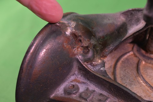 Vintage Enterprise Cherry Stoner Cast Iron Hand Crank #2 1577,Has Repair - Bild 5 von 7
