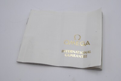 Omega Constellation, International Guarantee 1961070