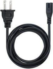 AC DC Power Supply Adapter Cord Cable Connectors 2 pin 2-prong 150cm US Plug