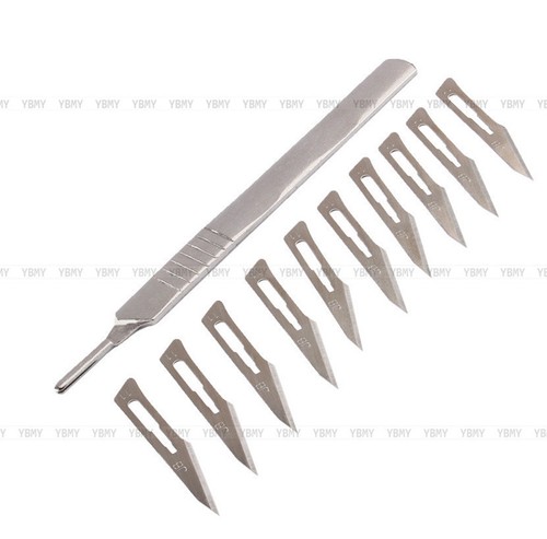 10x Klingen Skalpellklingen Klinge Form 11+1x Skalpell Nr.3 messer L2s