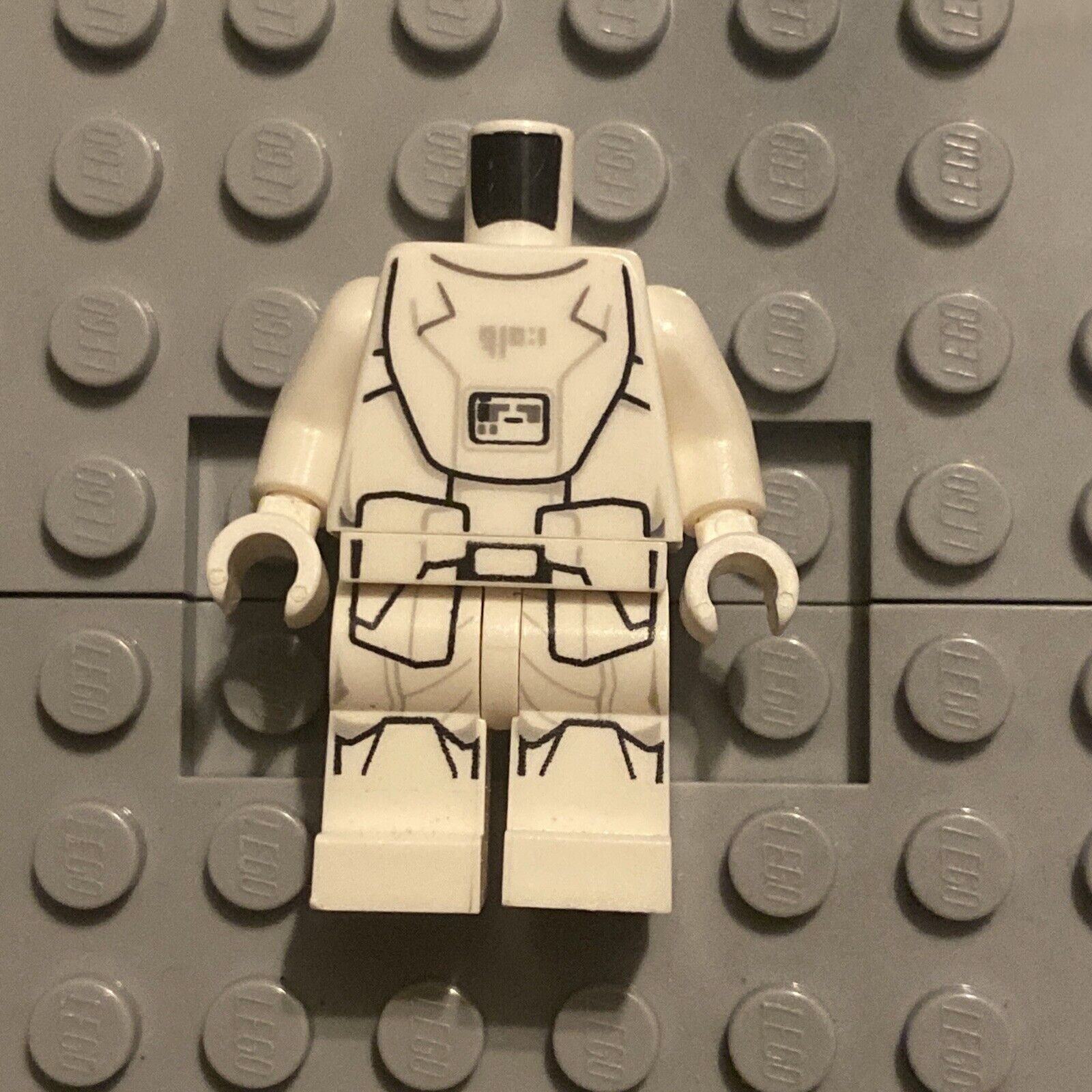 LEGO Star Wars First Order Snowtrooper Minifigure No Head  White Torso Legs Han