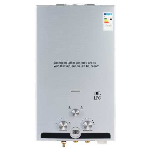 COZ 10L Instant Hot Water Heater Gas Boiler 17kw Tankless LPG Water