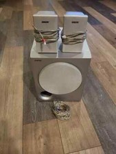 Sony SS-WMSP81 Set of 1 Subwoofer 2 Surround Speakers 6 Ohms in Silver Tested