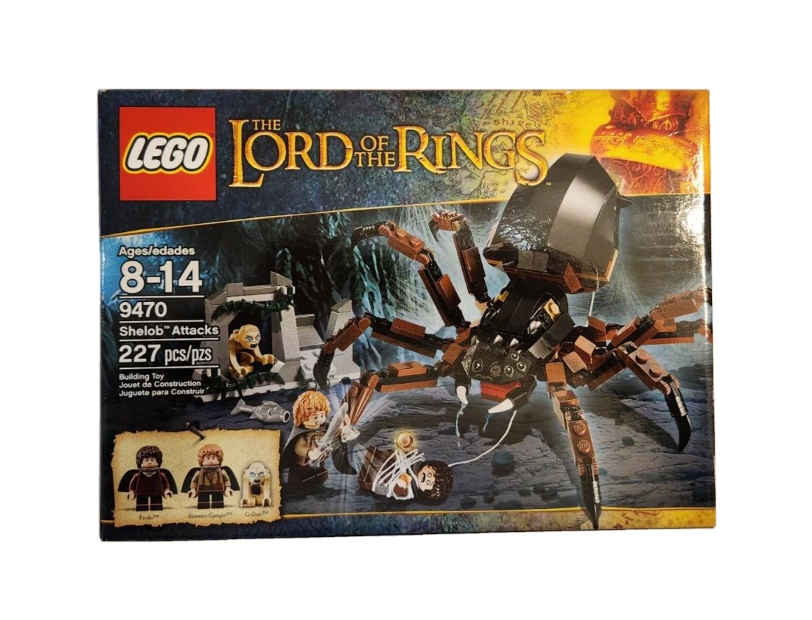 Lego the Rings Shelob Attacks 9470 NEW SEALED Retired Rare LOTR |