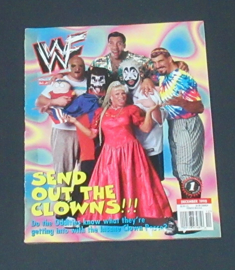 WWF WWE Magazine December 1998 Sable Strong Agenda + Calendar & Mini Poster  | eBay