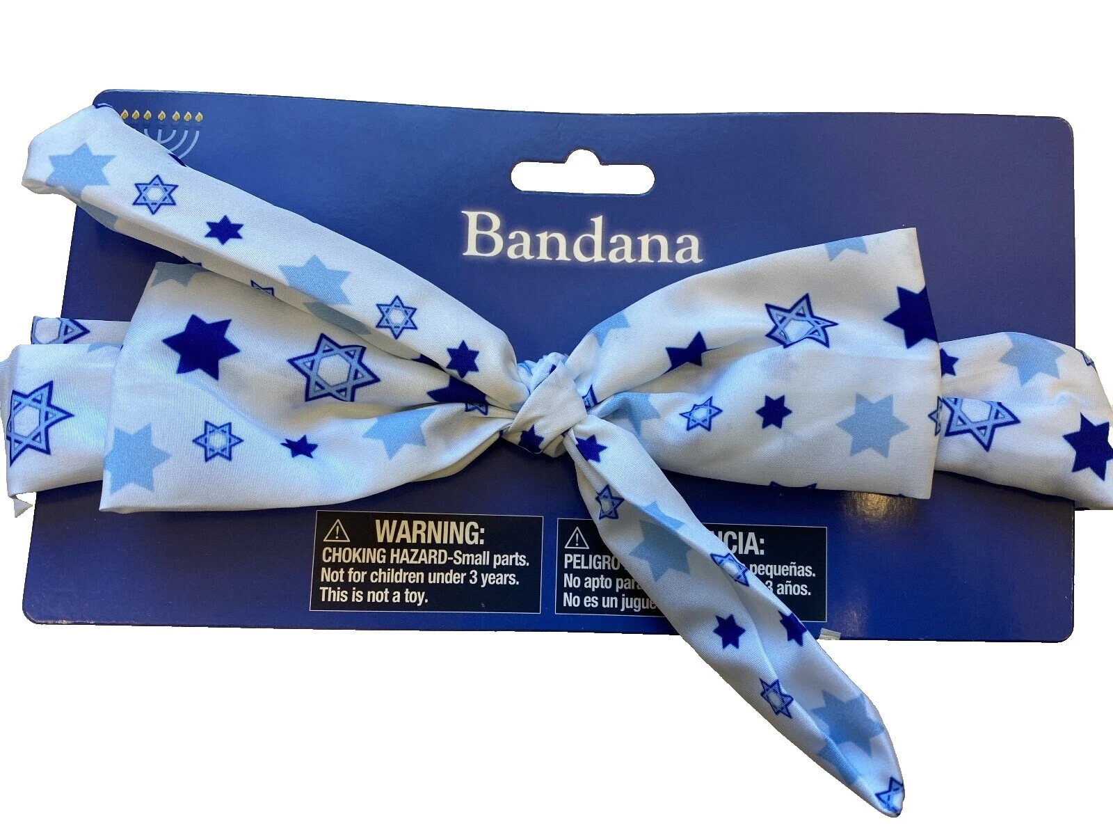 Blue White Headband Hair Accessories for Girls