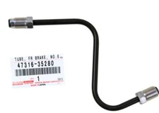 Genuine Toyota Front Left Brake Caliper Hard Line Tube 47316-35280