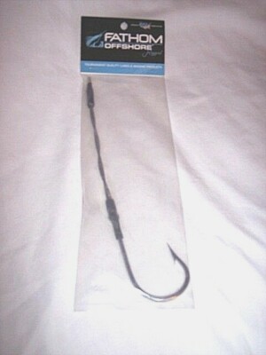 Big Game Fish Hook Rigged Hookset 2400# 11/0 Stainless Hook Fathom Hook 7691SS 