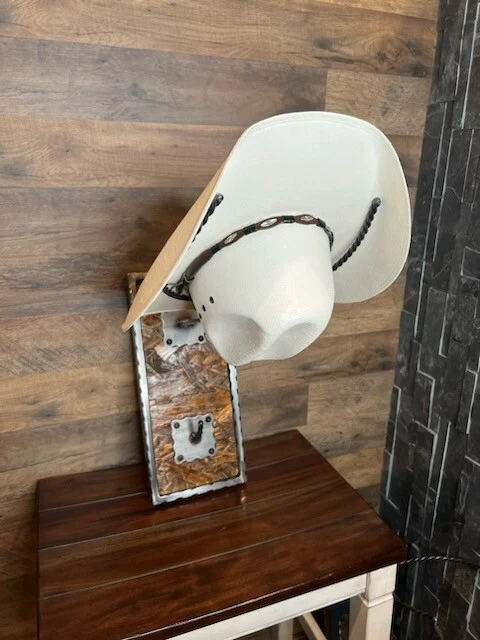 Western Cowboy Hat Rack Wall Hanging Hanger Organizer Holder D cor