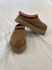 UGG Tazz Platform Slipper, Size US 6- Brown, Womens