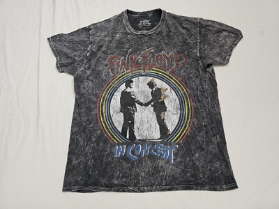 Women's Pink Floyd Shirt M Retro Rock Band Music Tee Adults Wish You Were Here