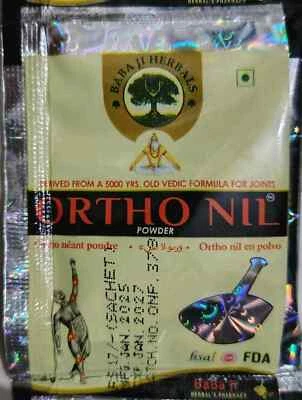 Ayurvedic Babaji Herbals Ortho Nil powder 4 gm Free Shipping World Wide