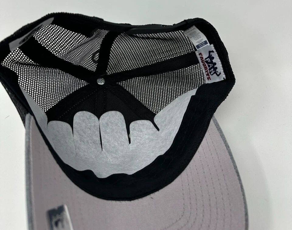 NEW NHL Fan Favorite New Jersey Devils Grey Black Hat Adjustable Mens - Image 3 of 4