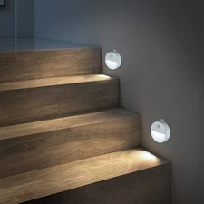 LED Motion Sensor Night Light, Automated On & Off, Cool White Motion Activate...