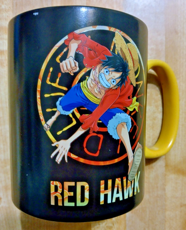 One Piece Luffy and Sabo Heat Change 16oz. Mug ABYSTYLE ABYFAC047