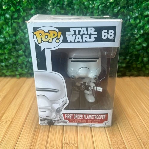 Funko Pop First Order Flametrooper #68 Star Wars Movie Stormtrooper Vinyl Figure