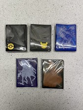 Lot of 5 PokΓ©mon TCG Foil Card Sleeves 65 Count. - Fits Standard Size Cards