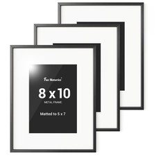 Fun Memories 8X10 Picture Frame Black Aluminum 8X10 Poster Frames 5X7 Removable