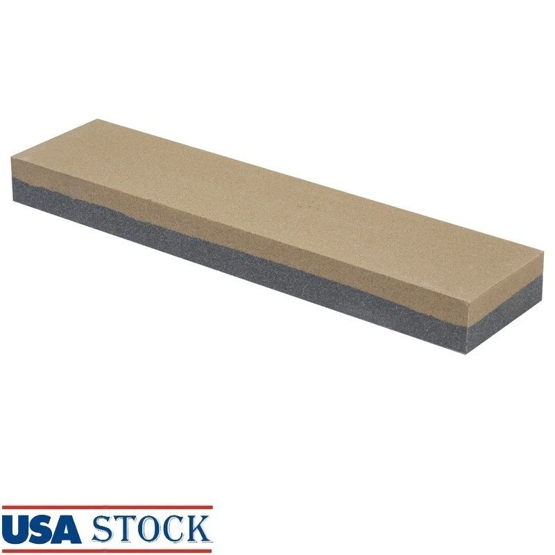 8in Dual Grit Combination Sharpening Stone 100 240 Grit Knife Tool Sharpening US