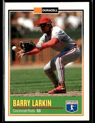 1993 Duracell Power Players II #17 Barry Larkin Baseball Card 2701E