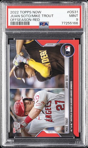 2022 Topps Now OS31 Mike Trout / Juan Soto