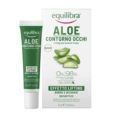 8000137017850 Equilibra Aloe Lifting Eye Contour Cream aloesowy liftingujący kre