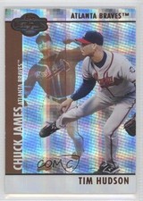 2008 Topps Co-Signers Hyper Plaid Bronze 73/75 Tim Hudson Chuck James #037 0o9