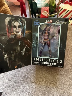 Harley Quinn DC Comics Injustice 2 Gallery Diorama Diamond Select 9'' Statue MIB