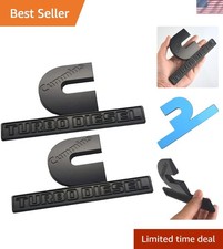 2pcs Cummins Turbo Emblems 3d Logo For Ram 2500 3500 Nameplate Emblem Mopar B... 2pcs Cummins Turbo Emblems 3d Logo For Ram 2500 3500 Nameplate Emblem Mopar B...