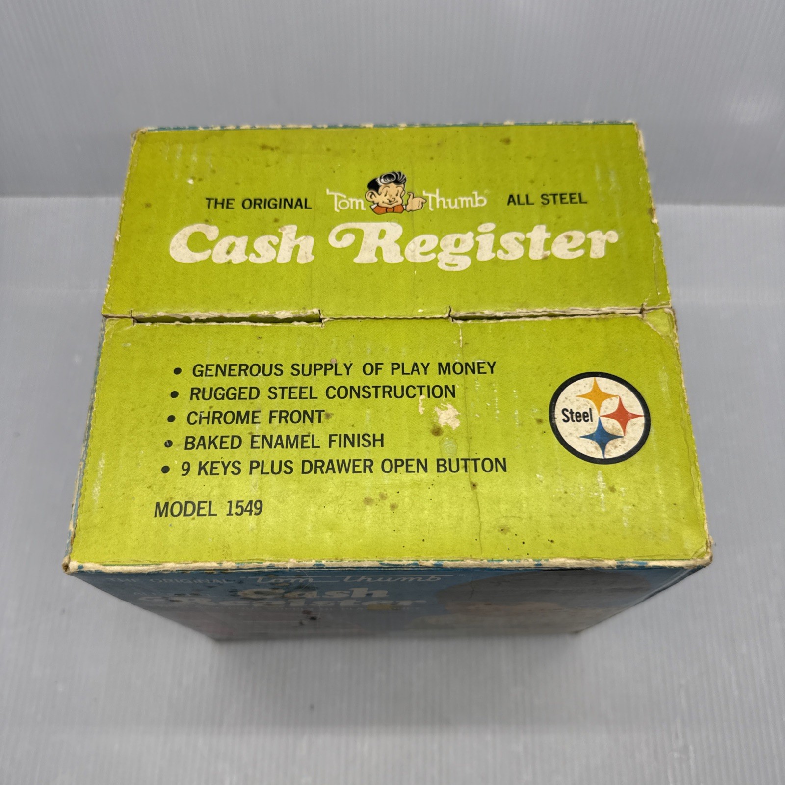 как выглядит Tom Thumb Pink Metal Cash Register 60s Western Stamping Co Model 1549 фото
