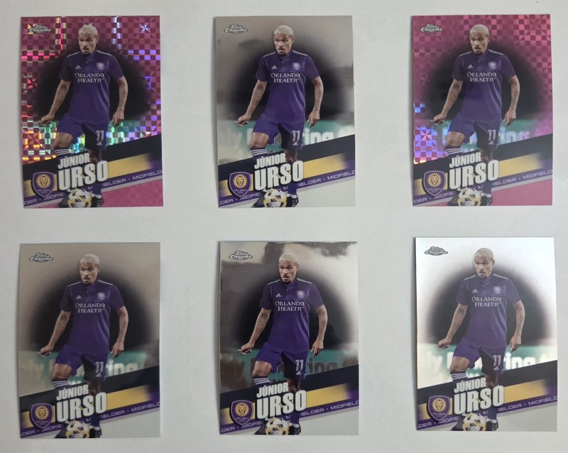 Junior Urso 6-Card Lot