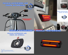 KIT 2 PZ - FANALE ANTERIORE - FARO LED VESPA 50 SPECIAL + FANALE POSTERIORE-LED