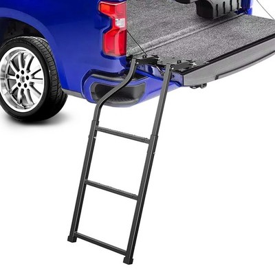 KMFCDAE Tailgate Ladder Pickup Truck Accessories Universal Extension Step Lad...