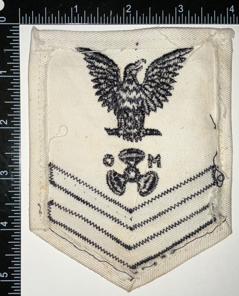 WWII USN US Navy Motor Machinist Mate Petty Officer 2nd Class Rate ...