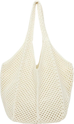 Strandtasche Damen gehäkelte Mesh Tote Bag Umhängetasche Urlaub Sommer schick