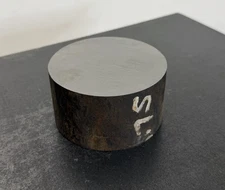 4140 Alloy Steel Rod Round Heat Treat Machine 3.75” Dia x 2” Long