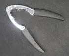 HEAVY DUTY Black Rubber Handle Seafood Crab Lobster Cracker