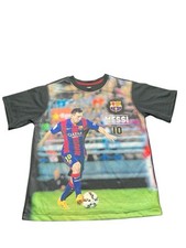 FC Barcelona Lionel Messi All Over Print Jersey Football Soccer Shirt Youth XL