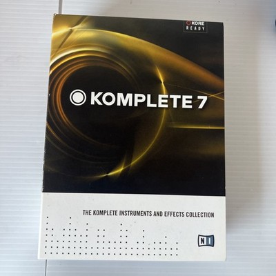 Native Instruments Komplete 7 Audio Software PC Mac 2010 Sounds Effects
