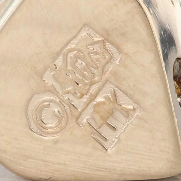 Richard Glatter 0.26ctw Ruby Heart Slide Bracelet Charm 14k Yellow Gold - Image 4 of 4