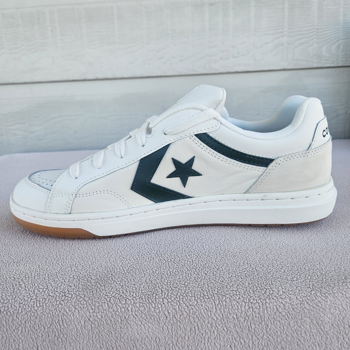 Converse Pro Blaze Classic Ox White Green Low Top Leather