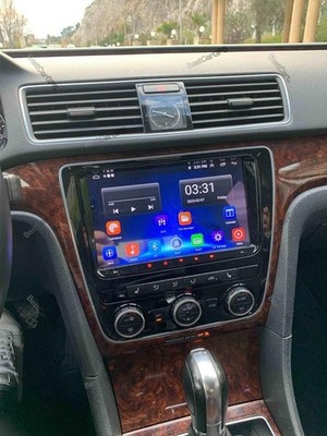 64G Android Auto Wireless CarPlay Radio GPS 9'' For Volkswagen Passat NMS 2012-14
