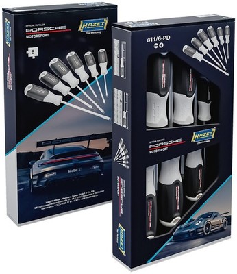 HAZET 811/6-PD Screwdriver Set Porsche Design