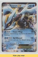 Kyurem EX Pokemon Black & White Legendary Treasures #44 READ 2f4