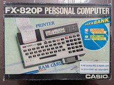 CASIO FX 820P Vintage Programmable Calculator NOS New Old Stock Tested