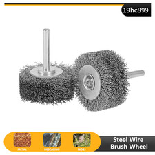 2" Wire Brush Wheel High Hardness Stainless Steel Polishing Rotary Tool for Rust